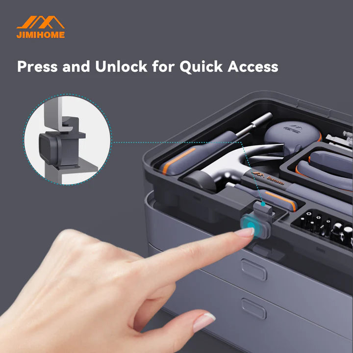 JIMIHOME Stackable Tool Kit X Tray Set-ABCD