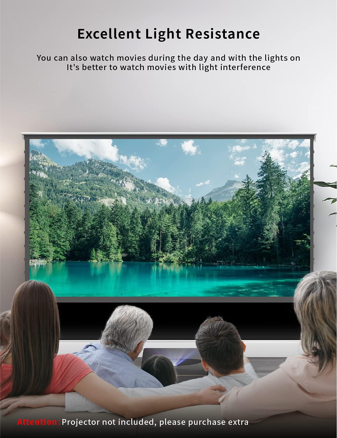 120inch Electric Tension Floor Rising Screen + Laser Projector (Dolby Vision, IMAX Enhanced)