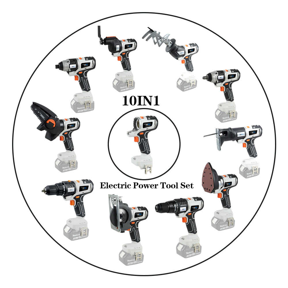 10 in 1 Brushless Drill Set