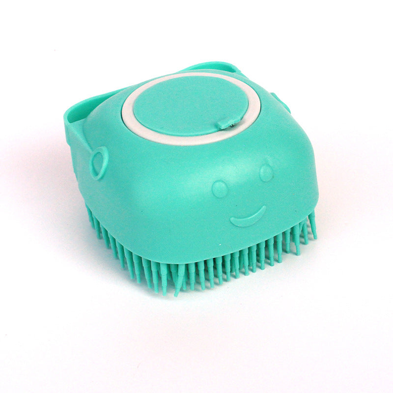 Silicone Dog Bath Massage Gloves Brush Pet Cat