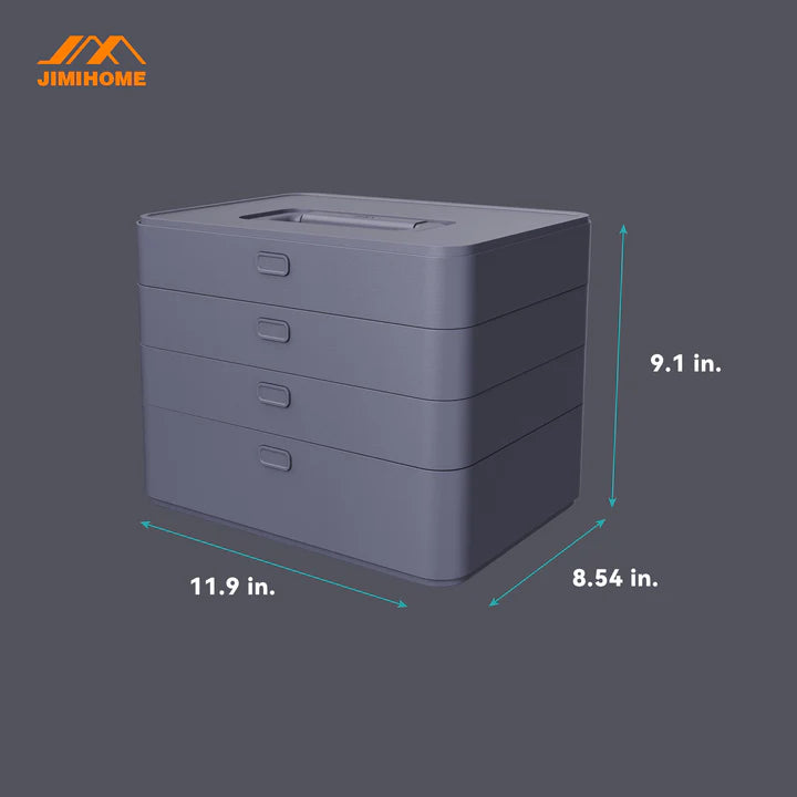 JIMIHOME Stackable Tool Kit X Tray Set-ABCD
