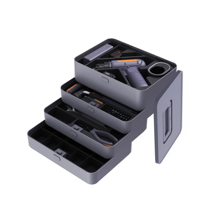 JIMIHOME Stackable Tool Kit X Tray Set-ABCD