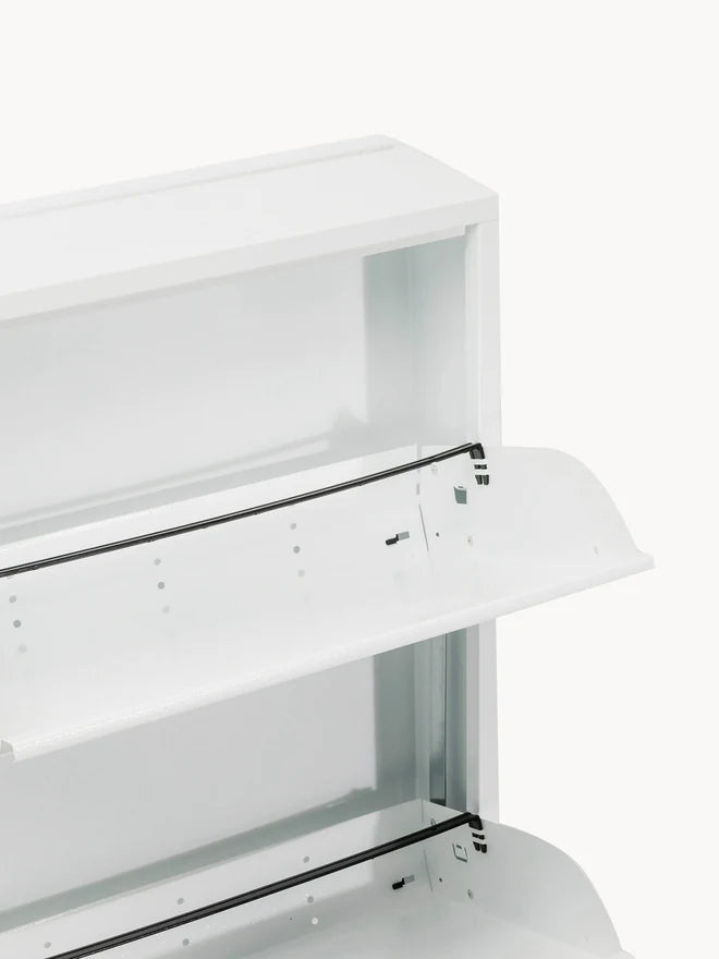 Wall-mounted Shoe Rack, Folding Doors