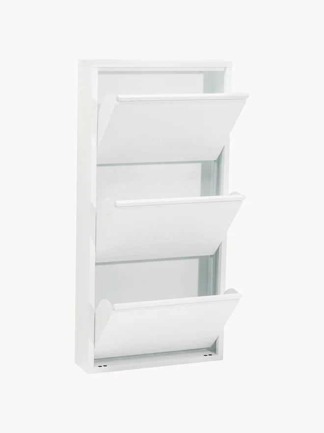 Wall-mounted Shoe Rack, Folding Doors