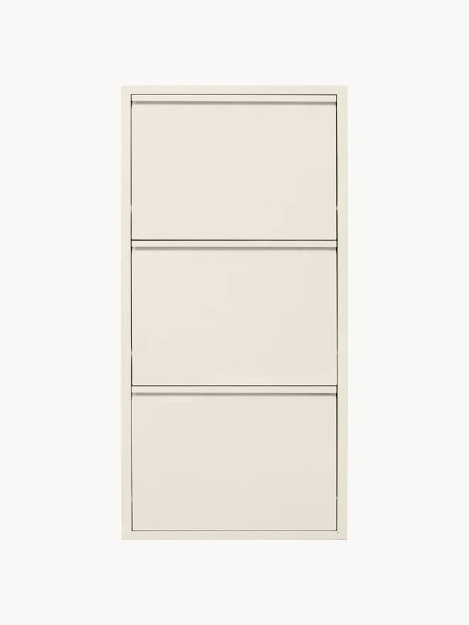 Wall-mounted Shoe Rack, Folding Doors