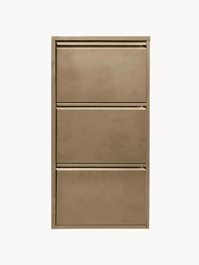 Wall-mounted Shoe Rack, Folding Doors