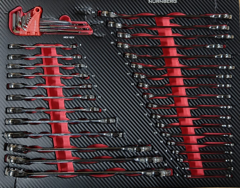 XXL Tool Trolley Jumbo Pro Nurnberg – 12 Drawers, 236 pieces