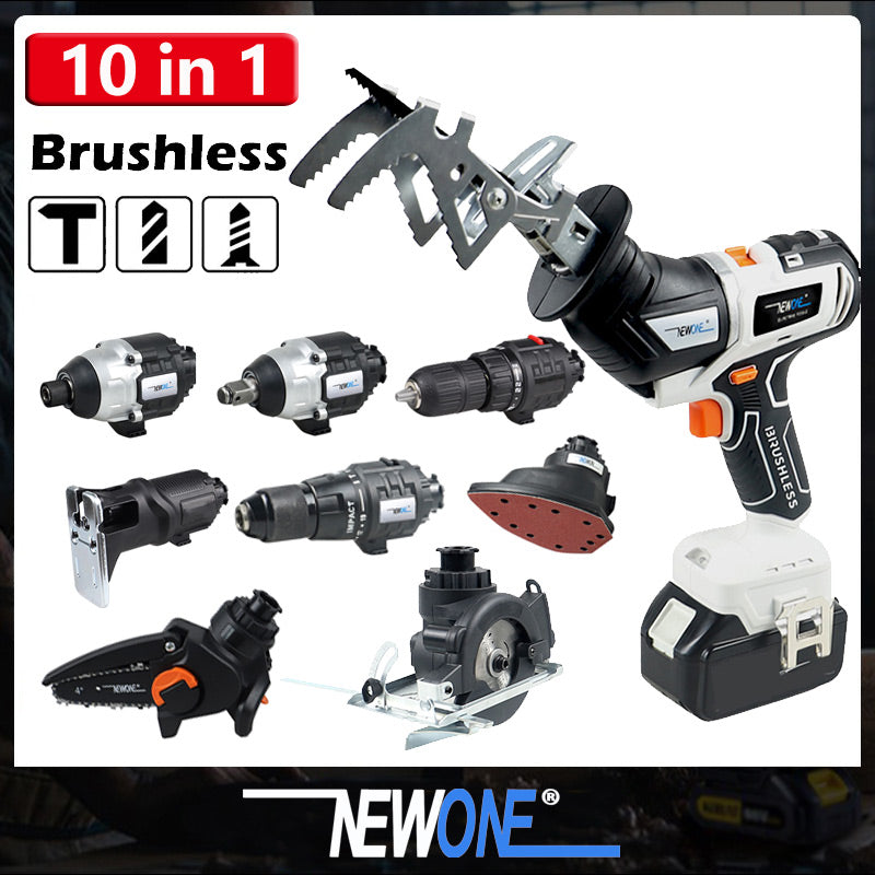 10 in 1 Brushless Drill Set
