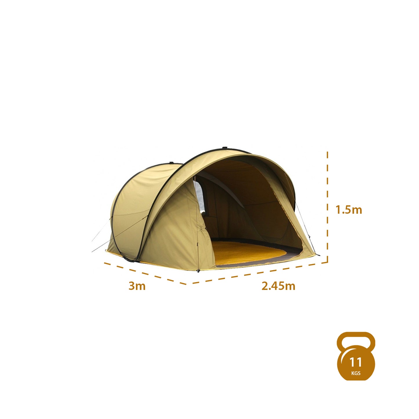 ALNOFOOD TENT 3x2.4 M