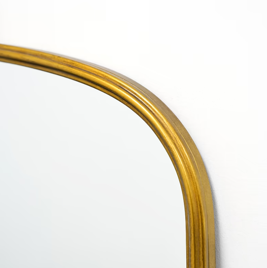 Amelia Full Length Gold Arched Metal Mirror 186cm x 100cm