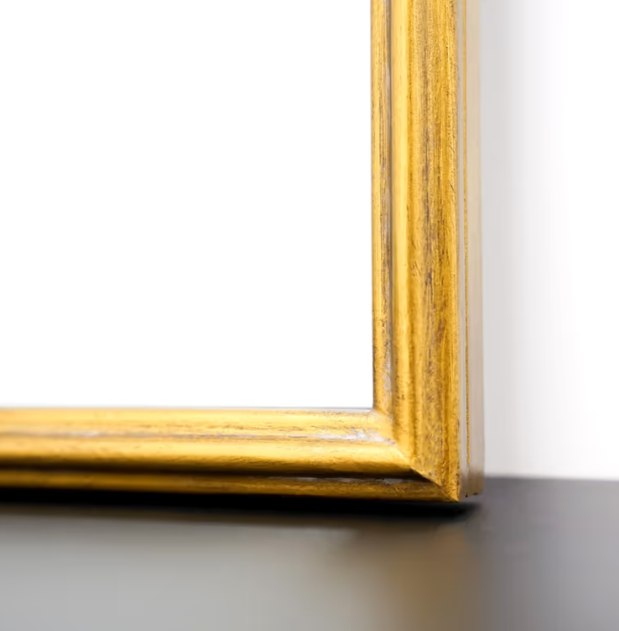 Amelia Full Length Gold Arched Metal Mirror 186cm x 100cm