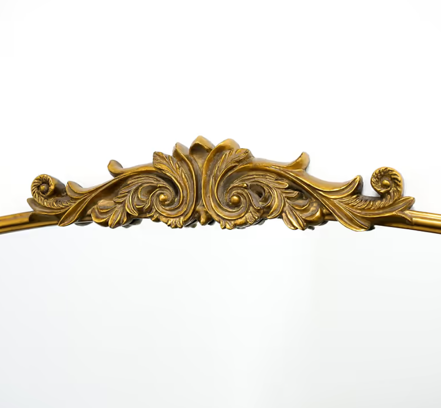Amelia Full Length Gold Arched Metal Mirror 186cm x 100cm