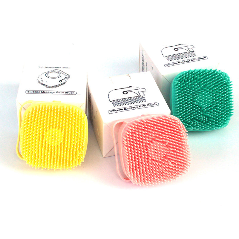 Silicone Dog Bath Massage Gloves Brush Pet Cat