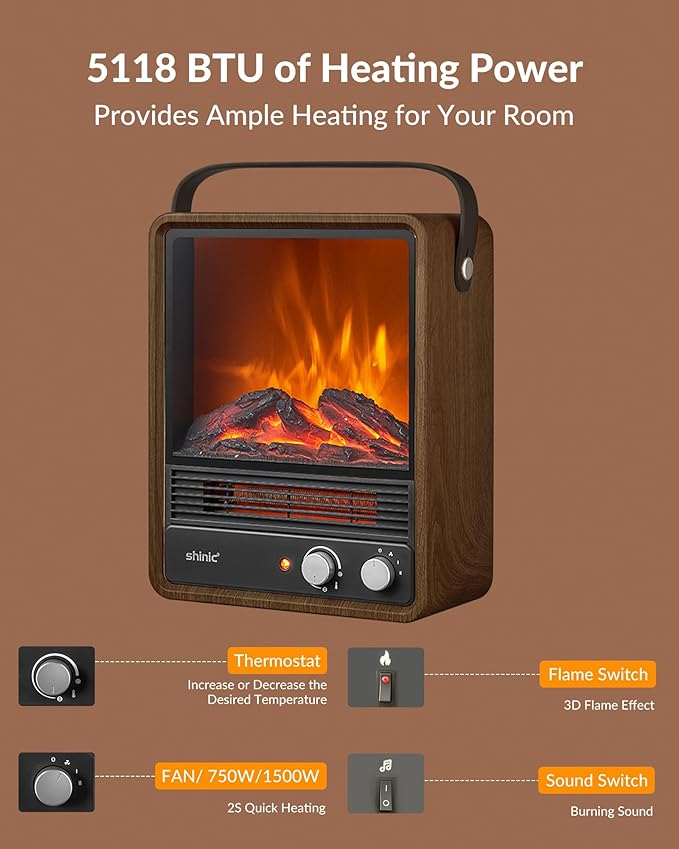 Electric Fireplace Heaters for Indoor Use
