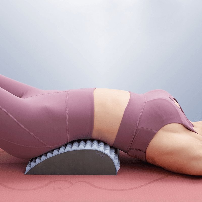 Back Stretcher Pillow - Back Massager For Back Pain Relief, Lumbar Support, Spinal Stenosis, Neck Pain, and Support for prolonged Sitting