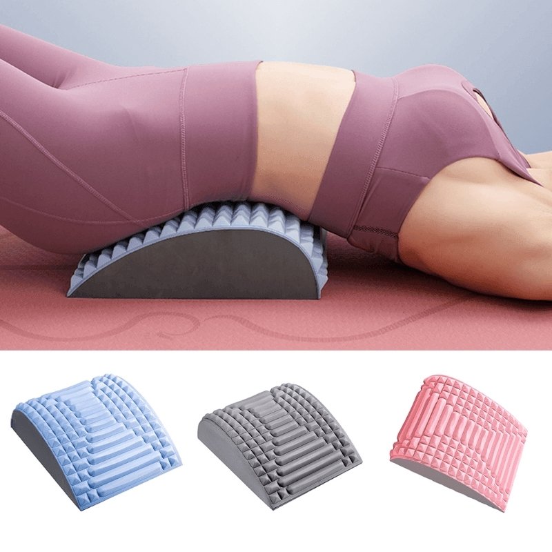 Back Stretcher Pillow - Back Massager For Back Pain Relief, Lumbar Support, Spinal Stenosis, Neck Pain, and Support for prolonged Sitting