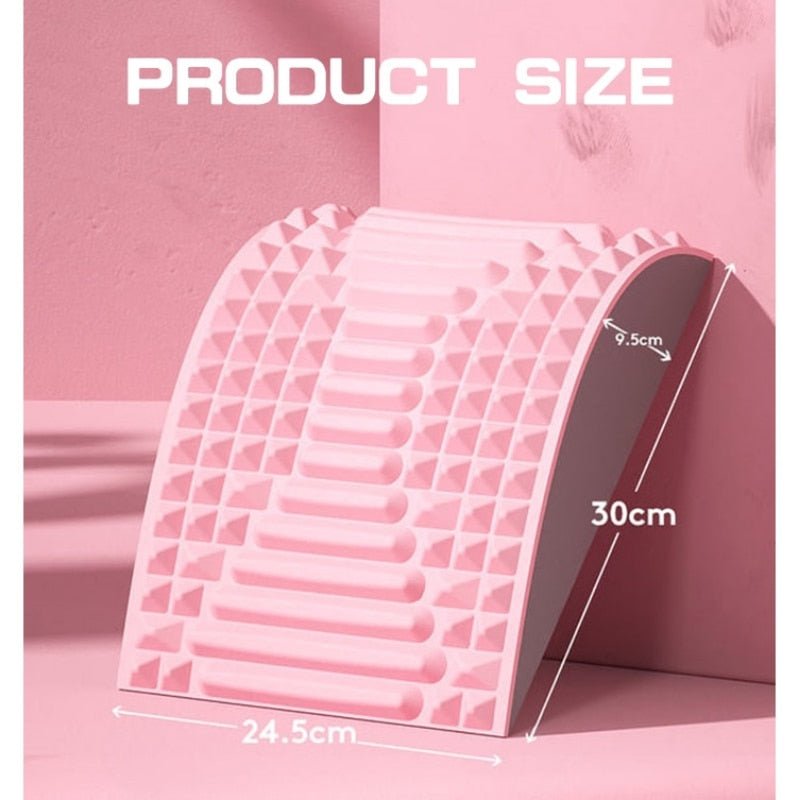 Back Stretcher Pillow - Back Massager For Back Pain Relief, Lumbar Support, Spinal Stenosis, Neck Pain, and Support for prolonged Sitting