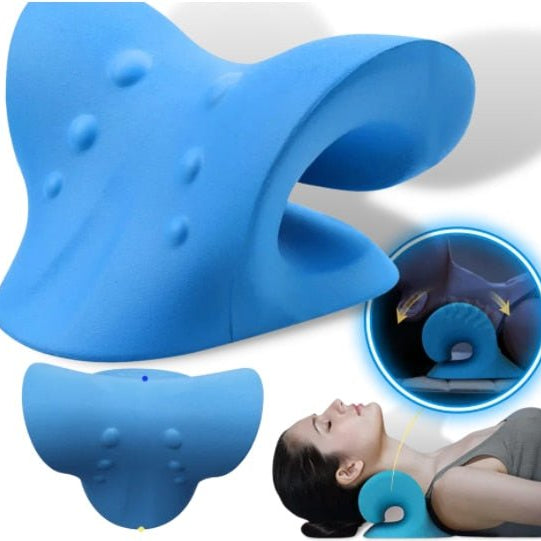 Neck Cloud Massage Pillow for Pain Relief Body, Shoulders, Portable Cervical Traction Device