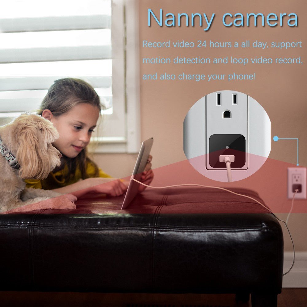 Phone Charger with Spy Cam