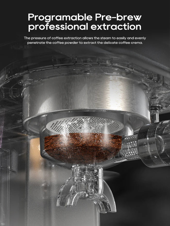 Automatic Espresso Coffee Machine Temperature Adjustable H10A | 70% OFF [LIMITED SALE]