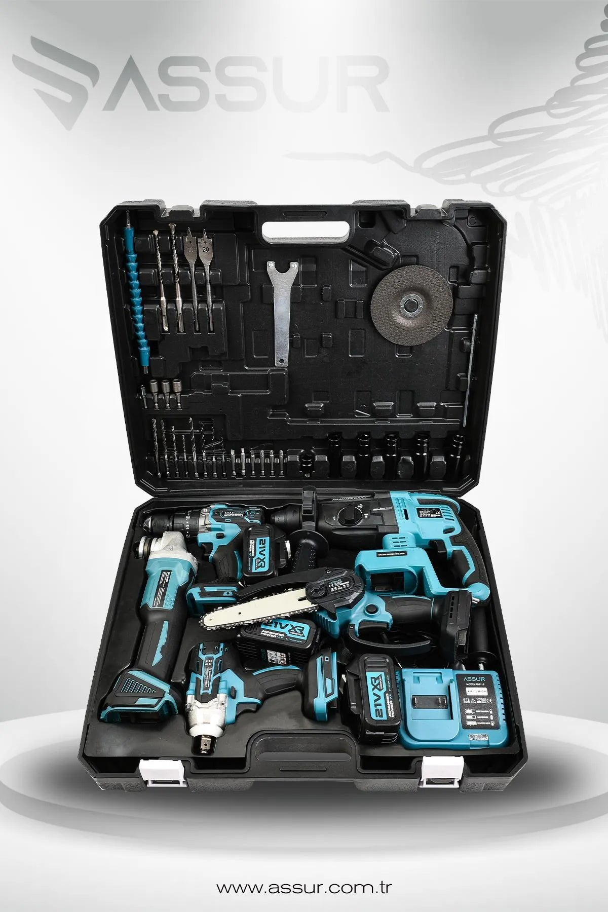 6-in-1 Professional Power Tool Set