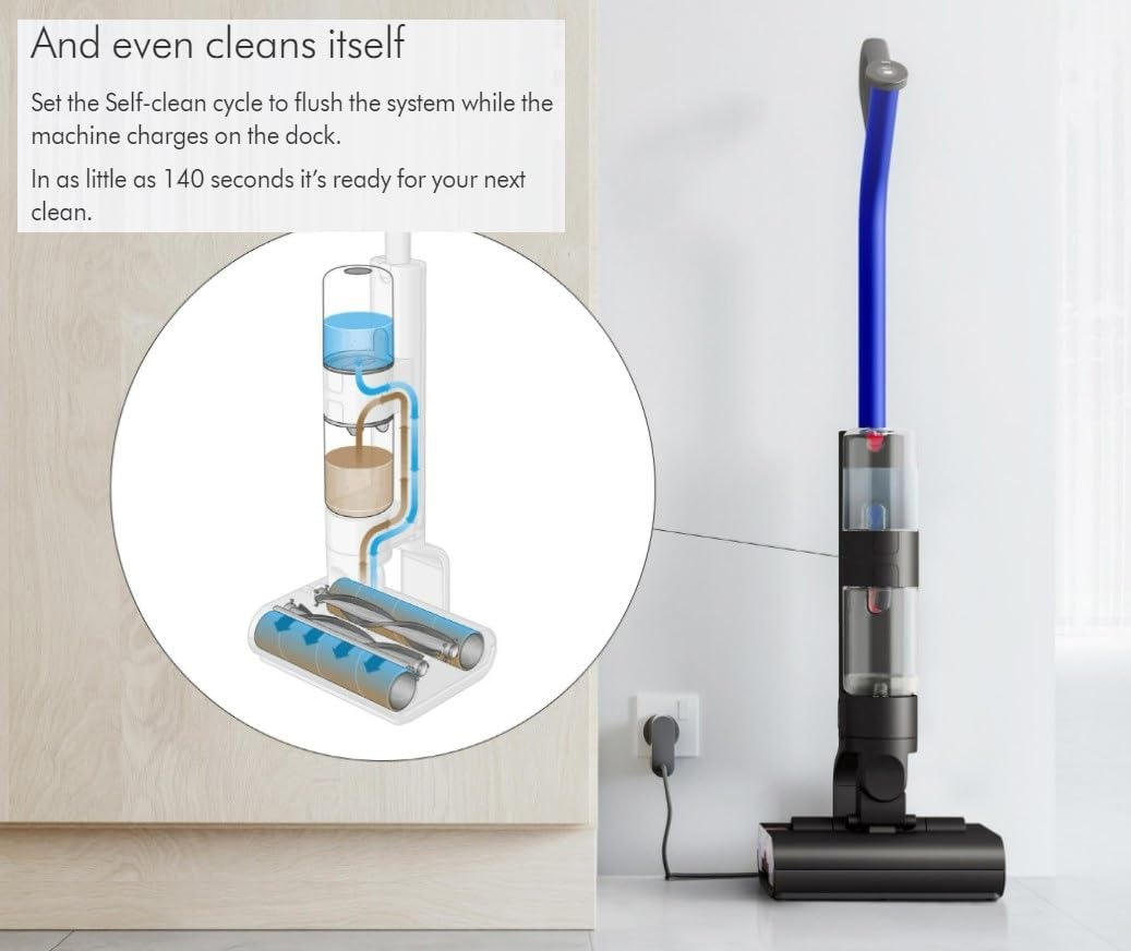 Wet Floor Vacuum Cleaner - Blue/Black
