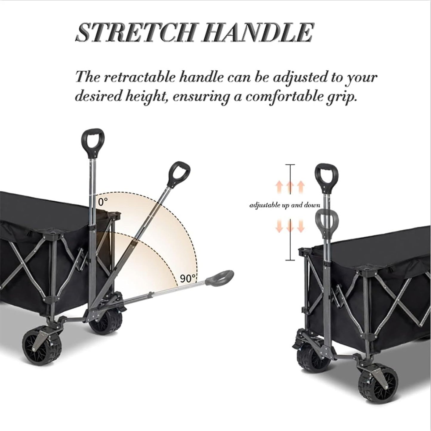 150Kg Load Bearing Beach Wagon Cart