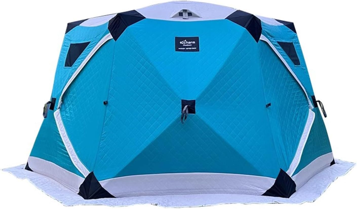 5-8 Person Hexagonal Warm and Thickened Ice Fishing Tent