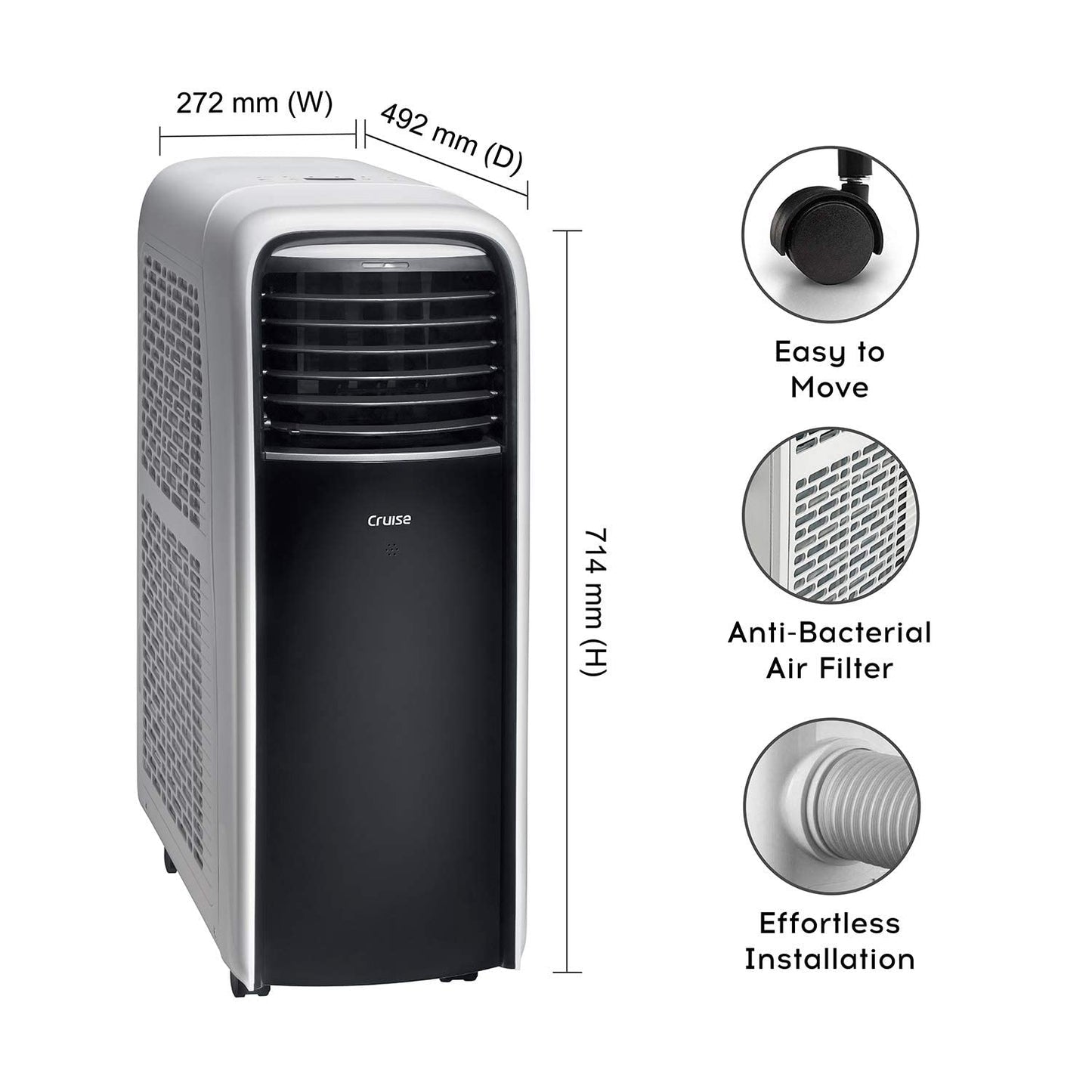 Cruise 1 Ton Portable AC  | 70% OFF [LIMITED SALE]