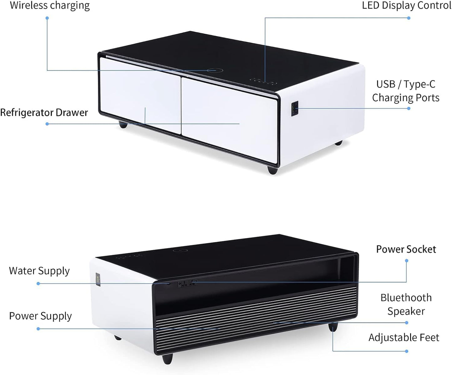 ™️ Modern Smart Coffee Table with Built-in Fridge 135L | 70% OFF [LIMITED SALE]  ™️