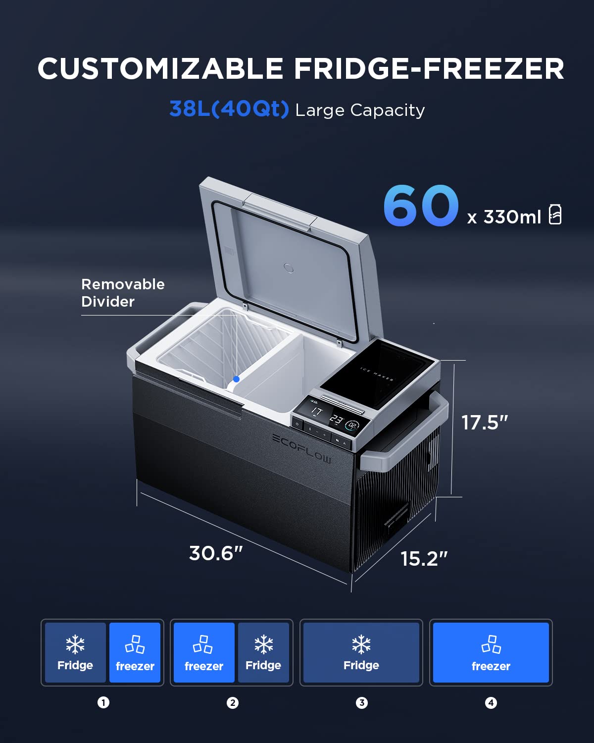EcoFlow GLACIER Portable Refrigerator