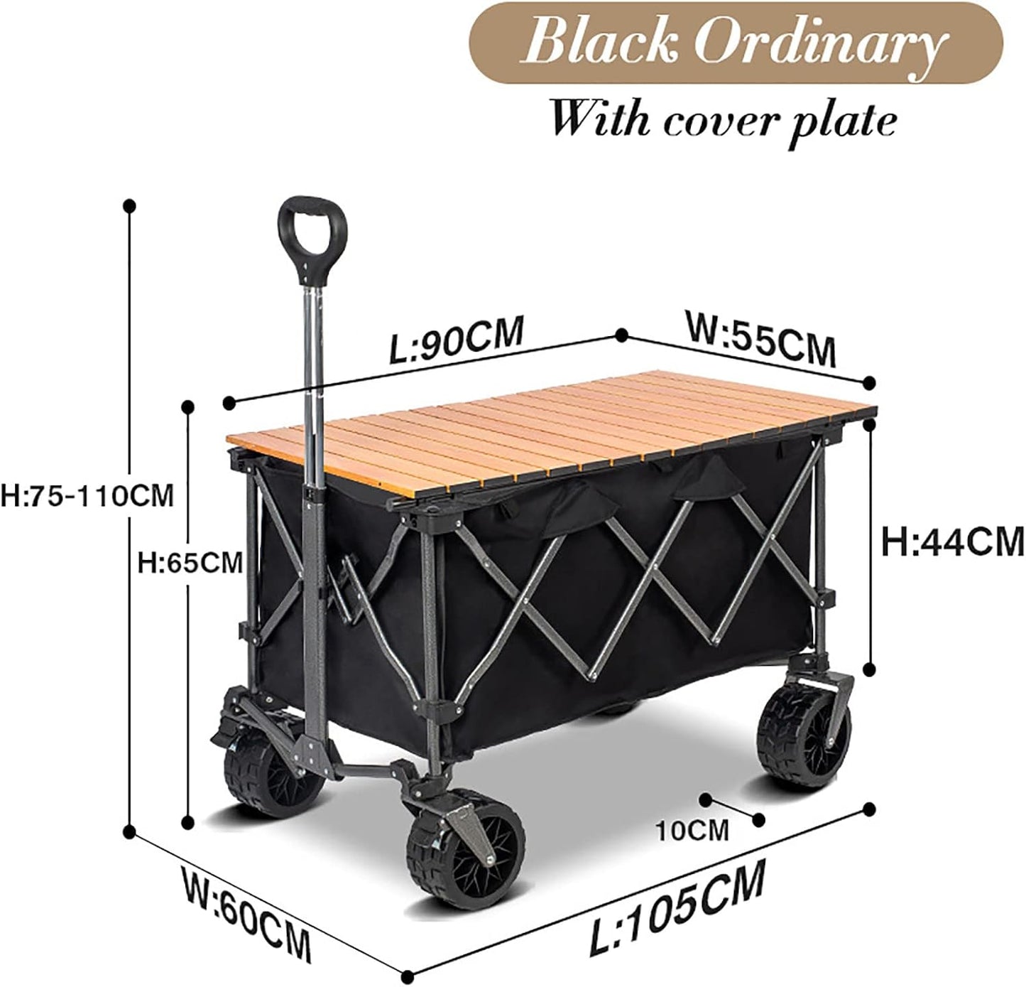 150Kg Load Bearing Beach Wagon Cart