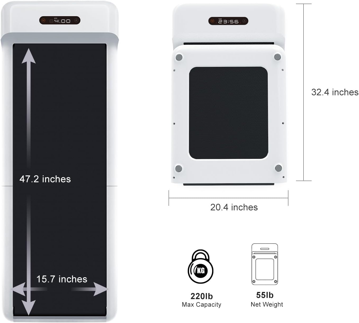 C2 Folding Treadmill Foldable Walking Pad