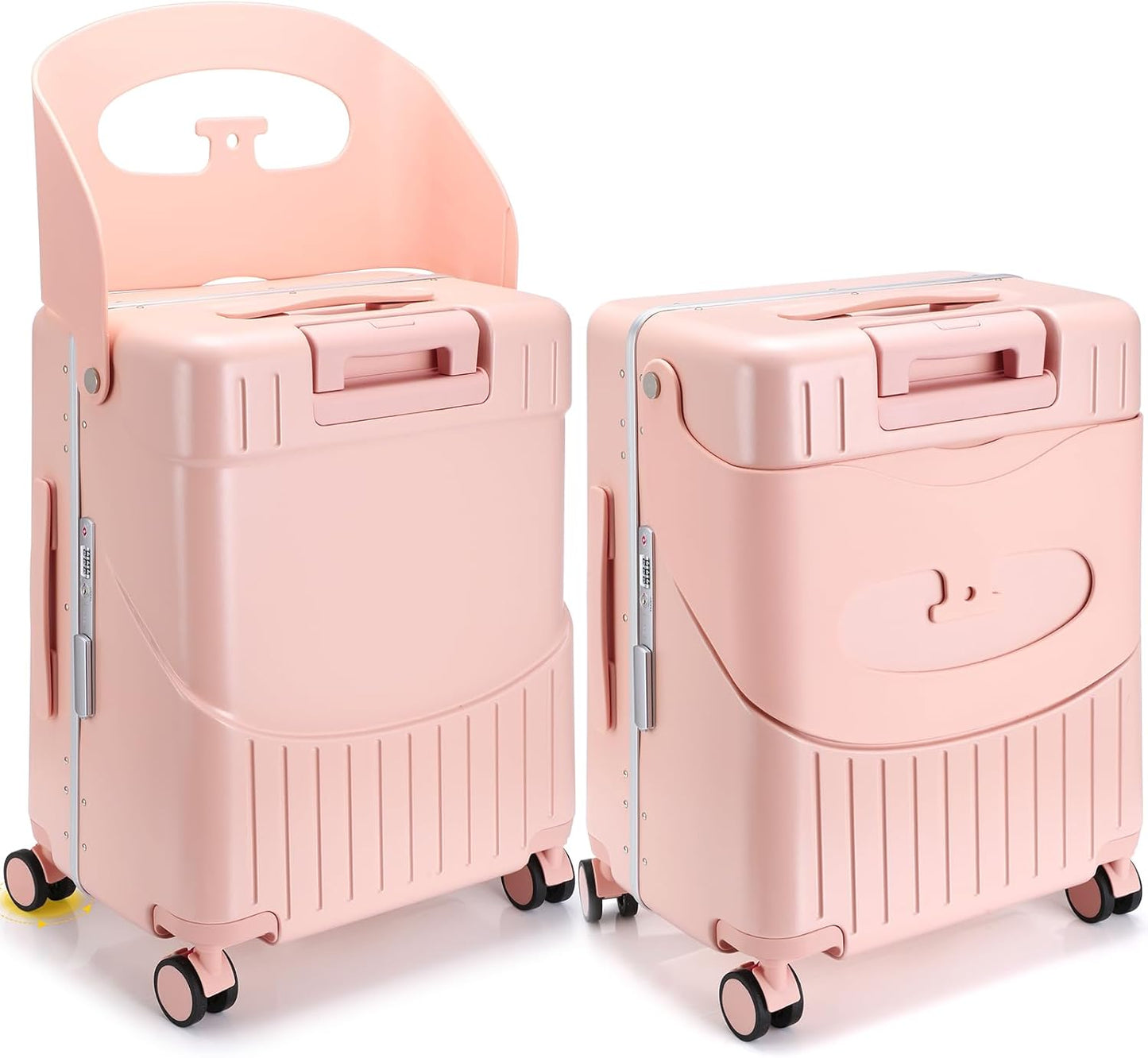 22 Inch Carry on Luggage with Seat for Kids