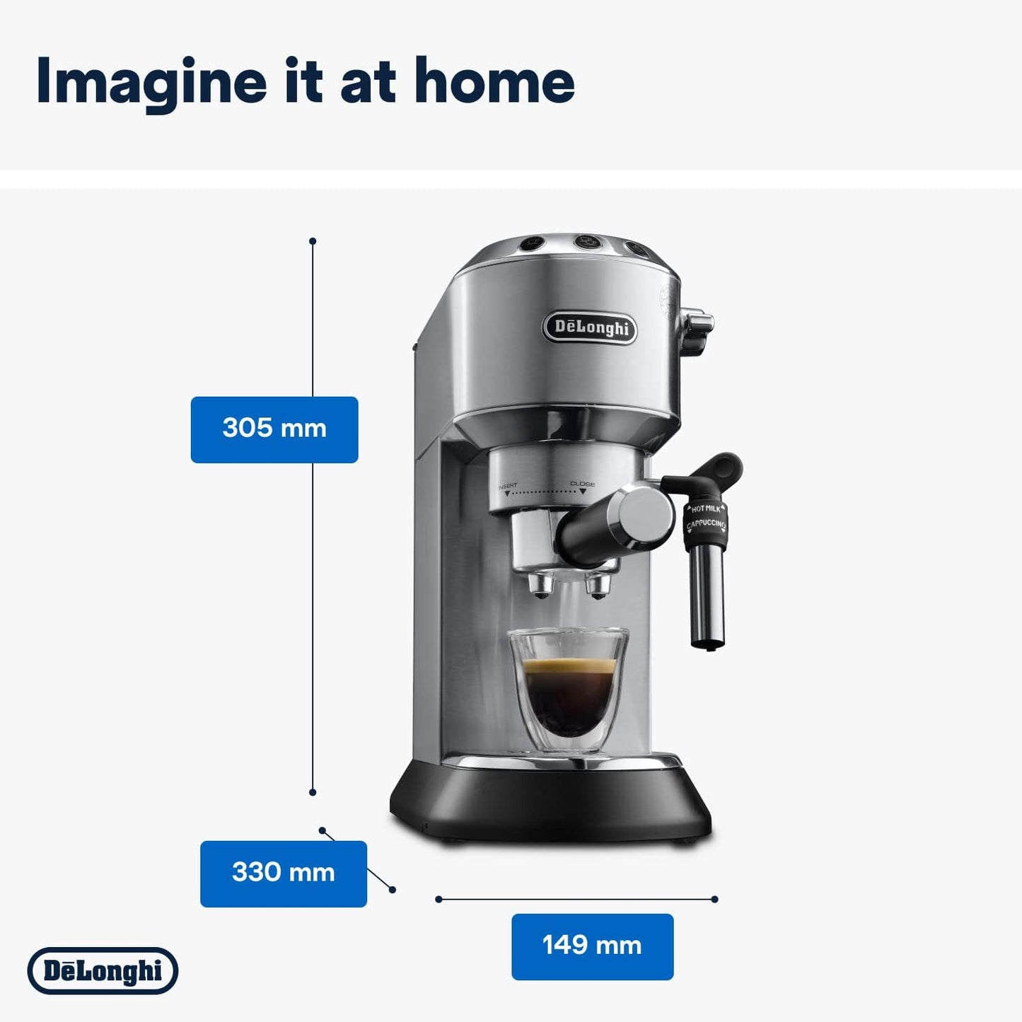 Dedica  Traditional Pump Espresso Machine | 70% OFF [LIMITED SALE]