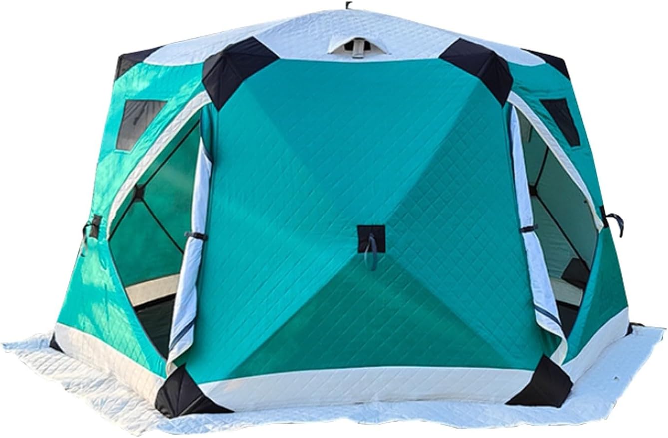 5-8 Person Hexagonal Warm and Thickened Ice Fishing Tent