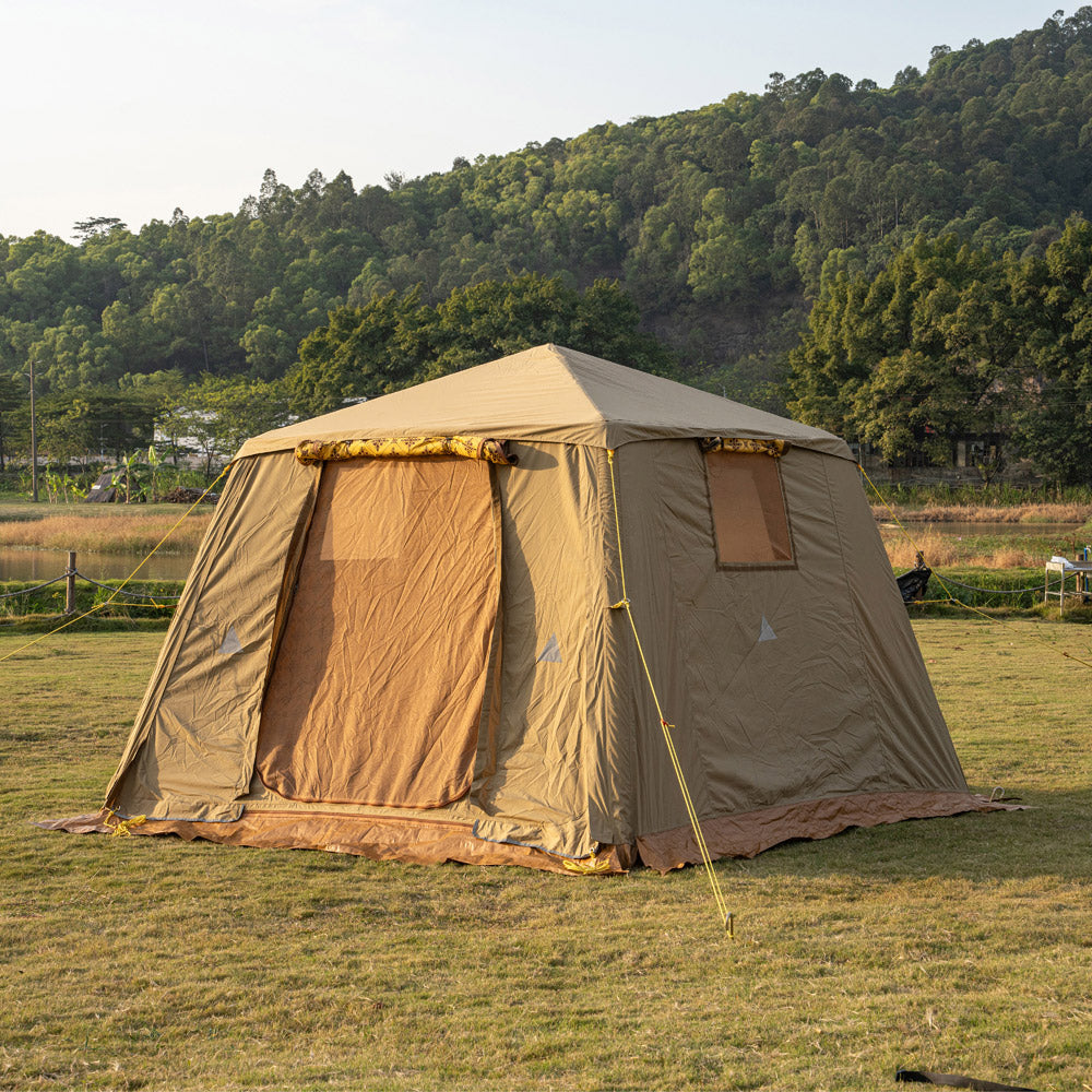 Air Cotton Tent for Trips, Inflatable Tent, Green, Size 300*300*220 Cm