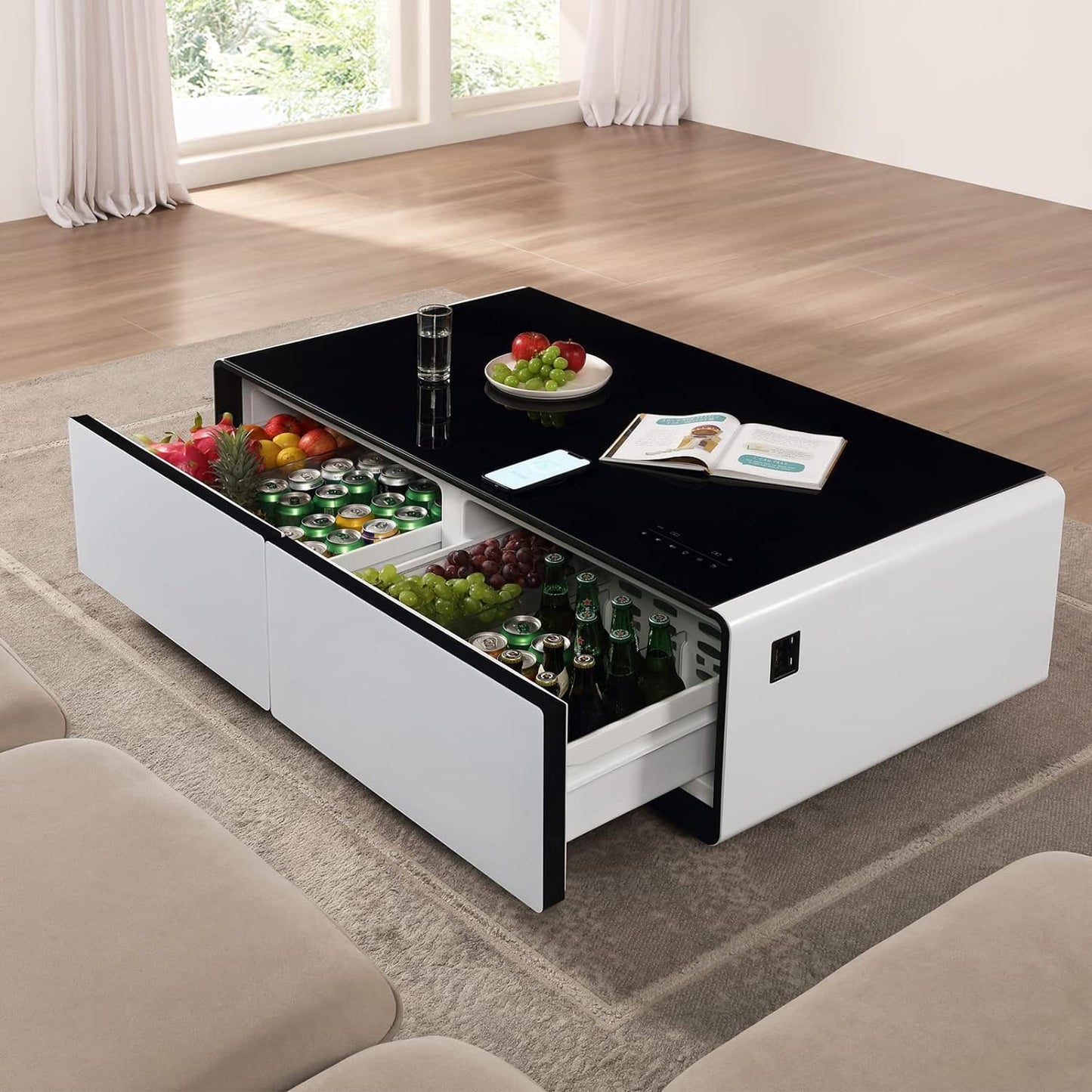 ™️ Modern Smart Coffee Table with Built-in Fridge 135L | 70% OFF [LIMITED SALE]  ™️