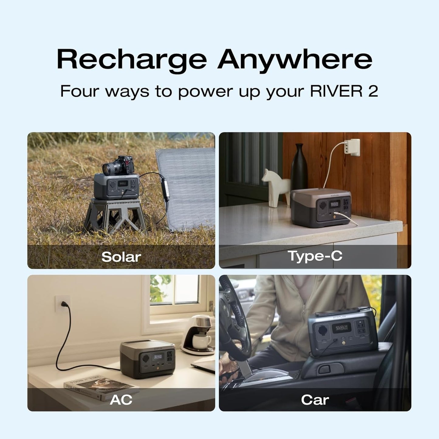 ECOFLOW Portable Power Station RIVER 2