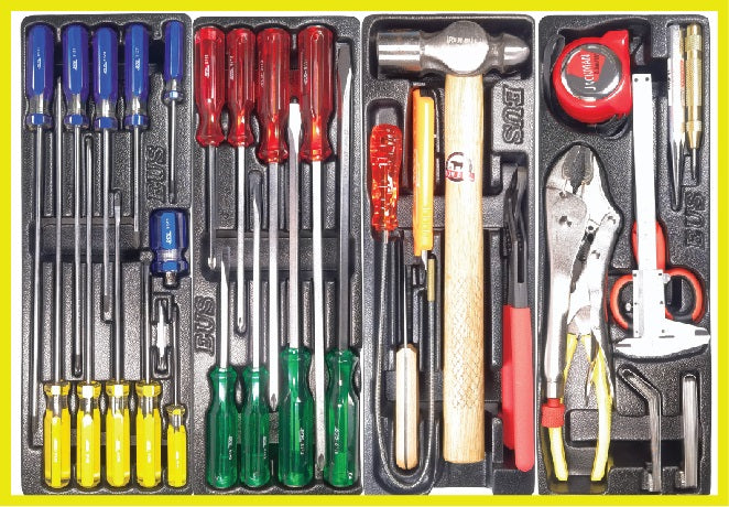 7 Drawer Tool Cabinet 323pcs Pro Plus Set