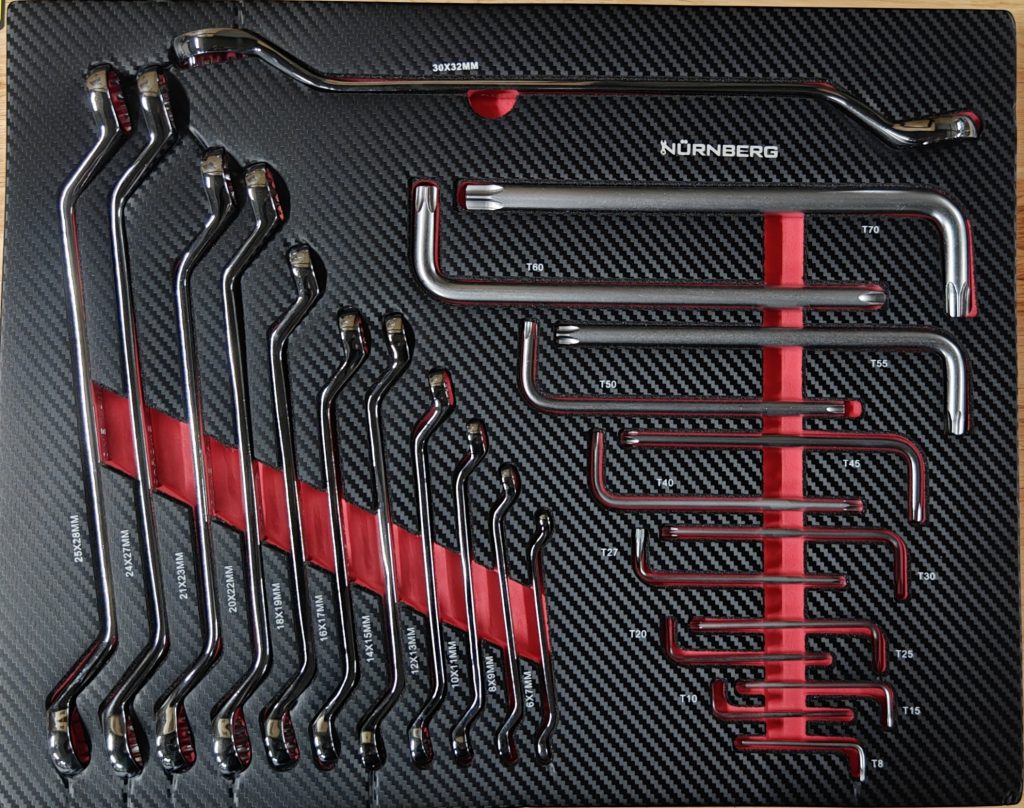 XXL Tool Trolley Jumbo Pro Nurnberg – 12 Drawers, 236 pieces