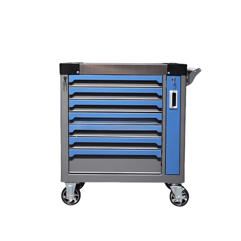 420 Pcs Tool Sets Rolling Box Heavy Duty Stainless Steel Tool Chest 7 Drawers Tool Cabinet Cart Trolley