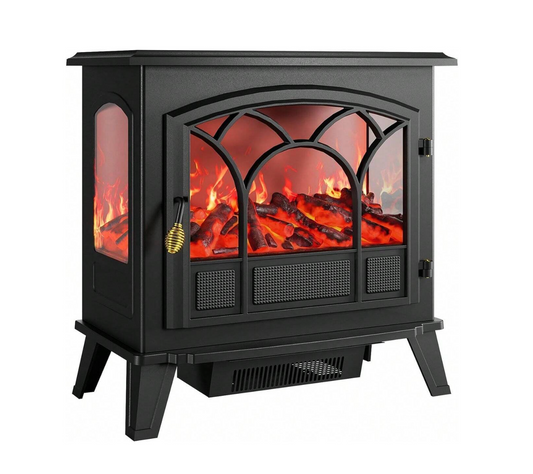Electric Fireplace Stove,1500W Infrared Fireplace Heater