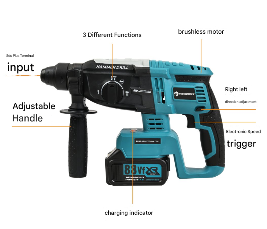6-in-1 Professional Power Tool Set