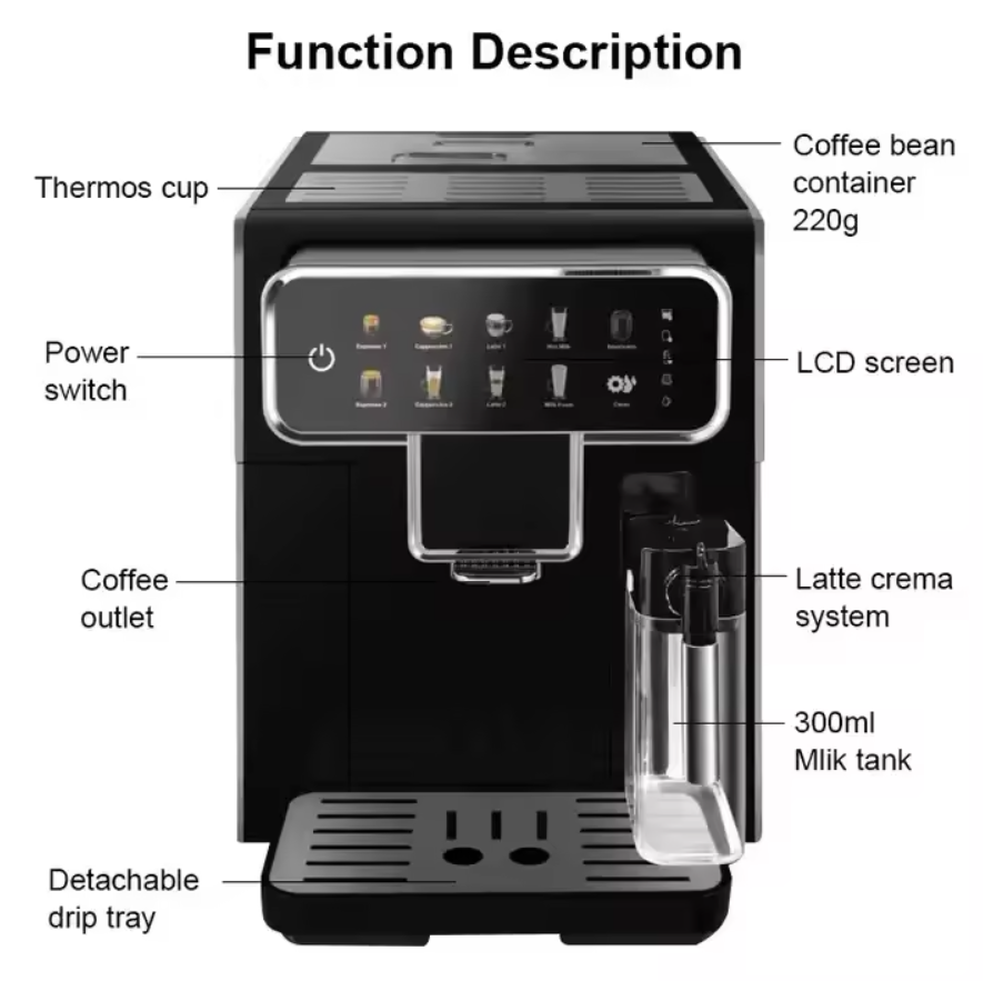 AM Automatic Coffee Espresso Machine