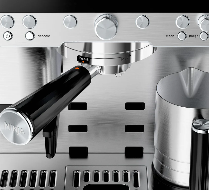 3-in-1 Coffee Maker with Grinder and Frother for Latte