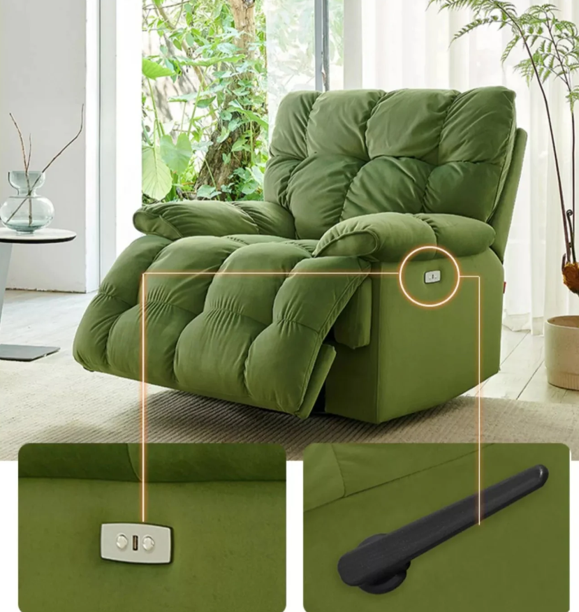 Comfort Relaxer Reclining Massager Rocking Chair