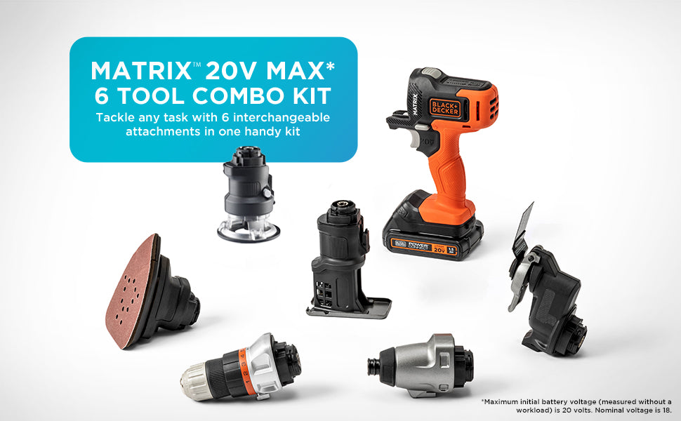 MATRIX Drill, Power Tool Combo Kit