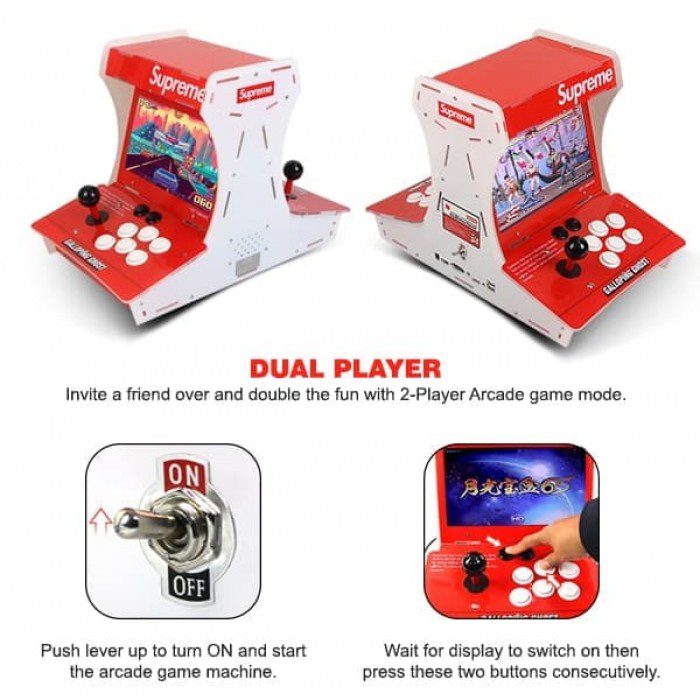2 Players Mini Arcade 10 inch Screens Pandora Game Box