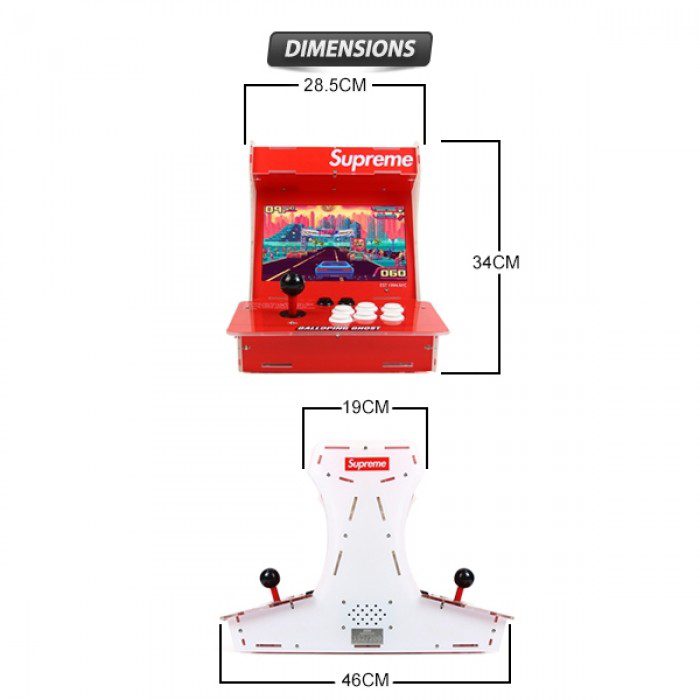 2 Players Mini Arcade 10 inch Screens Pandora Game Box
